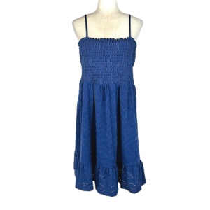 MyStyle navy eyelet sundress